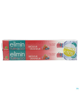 Elimin turn&go fruits rouges duo pack bouchons 2x7