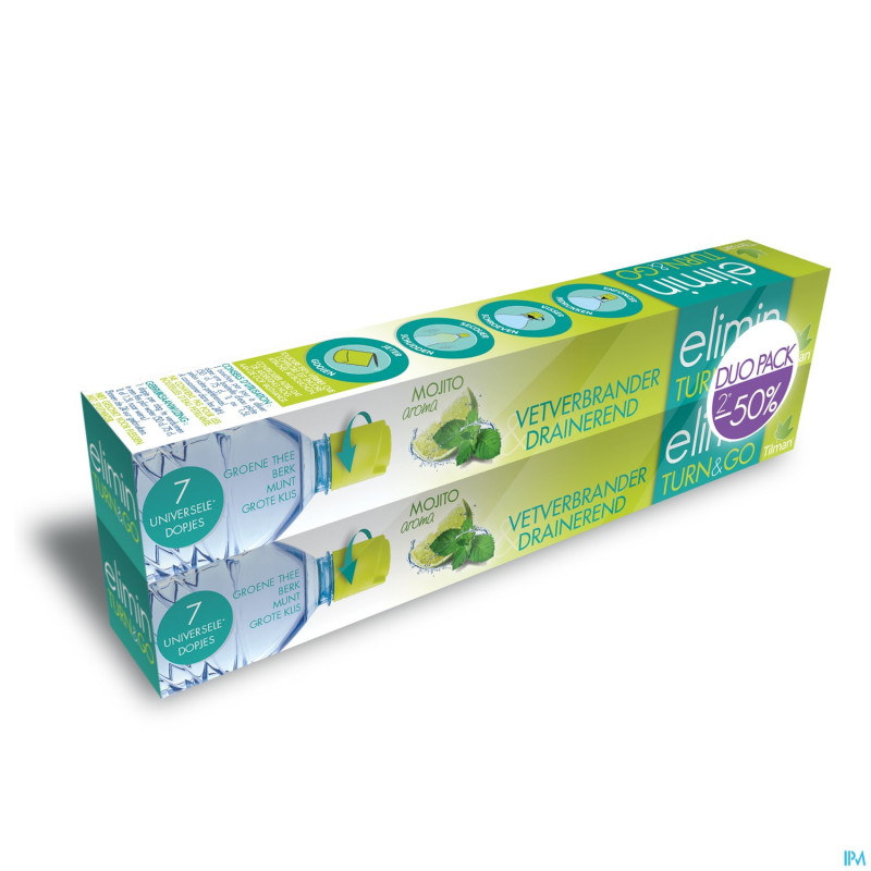 Elimin turn&go mojito duo pack    bouchons 2x7