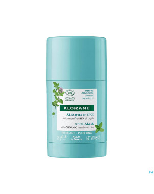 Klorane visage menthe aquatique masque stick   25g