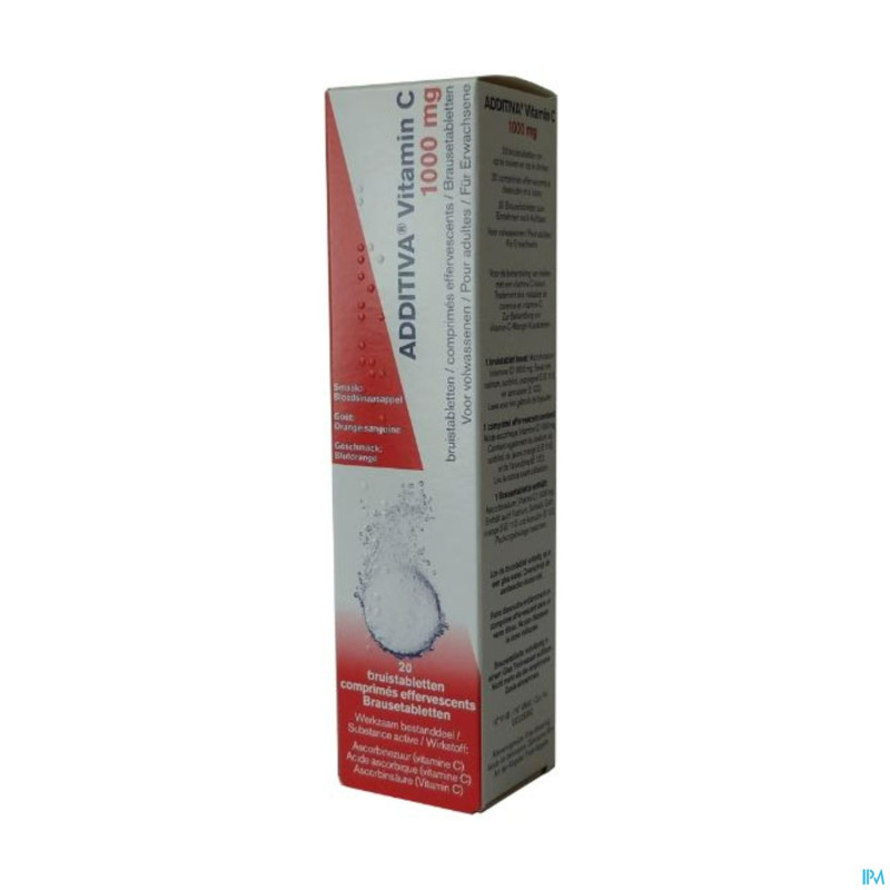 Additiva vitamin c 1000mg comp efferv. 20