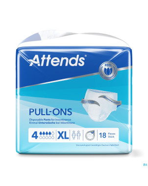 Attends pull-ons 4 xl 1x18