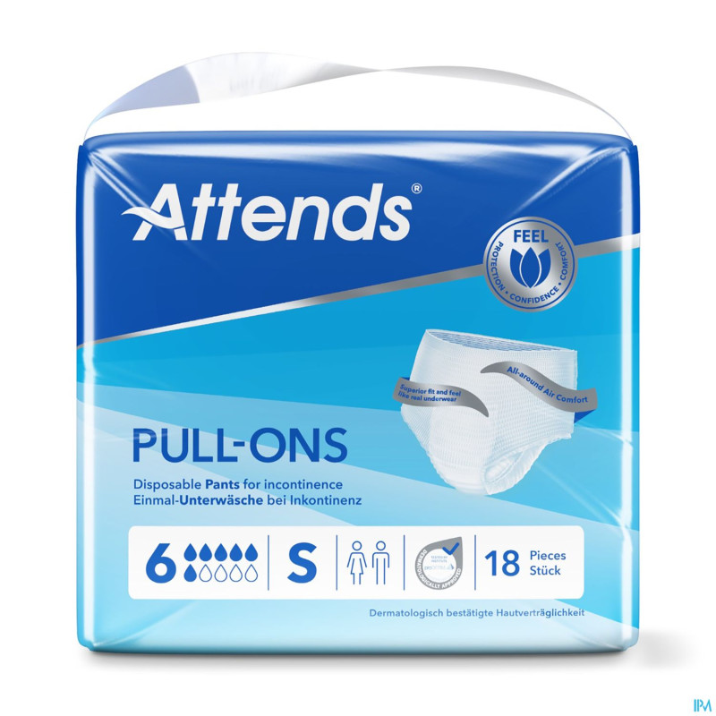 Attends pull-ons 6 s 1x18