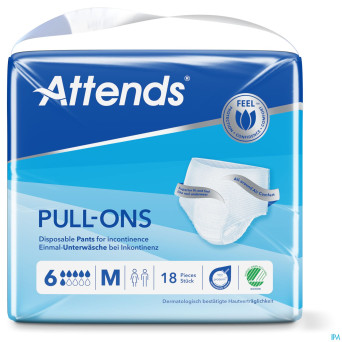 Attends pull-ons 6 m 1x18