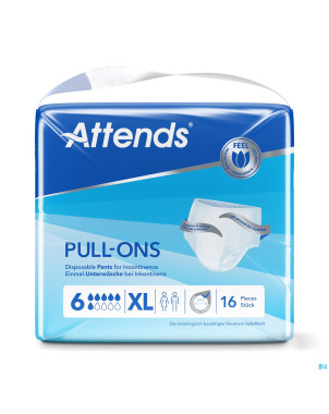 Attends pull-ons 6 xl 1x16