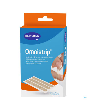 Omnistrip selfcare large 6x76mm 2x3    5400203