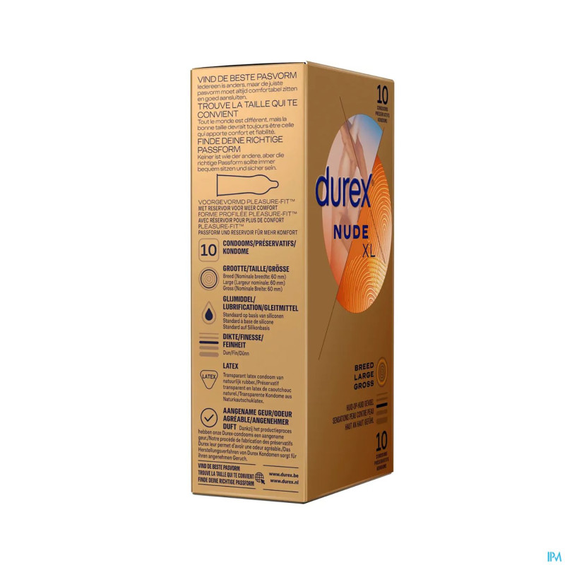 Durex nude xl    preservatifs 10