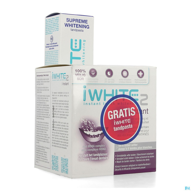 Iwhite instant 2+dentifrice iwhite supreme   promo