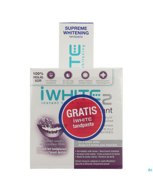 Iwhite instant 2+dentifrice iwhite supreme   promo