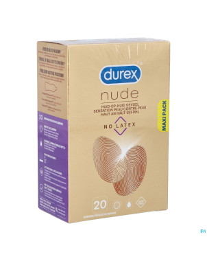 Durex nude no latex preservatifs 20