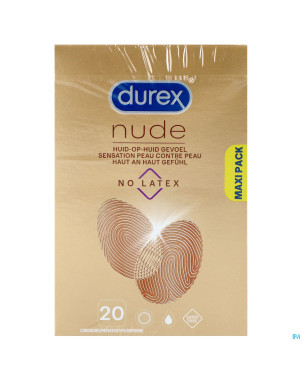 Durex nude no latex preservatifs 20
