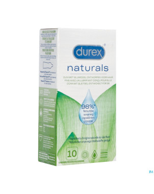 Durex natural    preservatifs 10