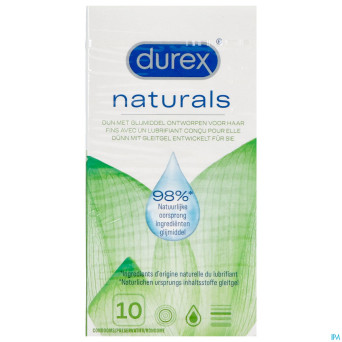 Durex natural    preservatifs 10