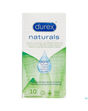 Durex natural    preservatifs 10