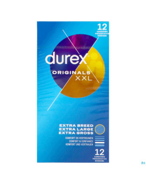 Durex originals xl  preservatifs 12