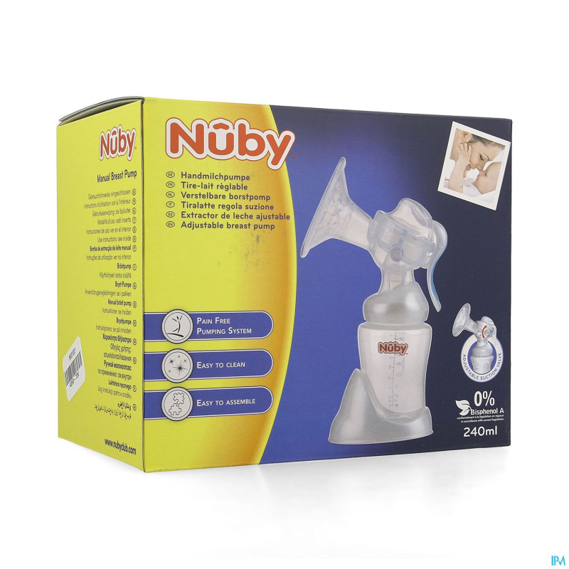 Nuby tire-lait manuel    240ml
