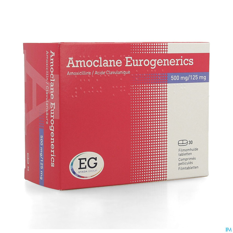 Amoclaneeurogenerics 500mg/125mg comp pell    30