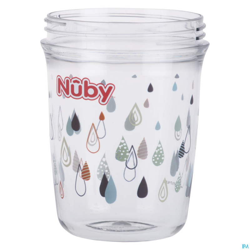 Nuby gobelet flip-it tritan anses gris 12m+  240ml