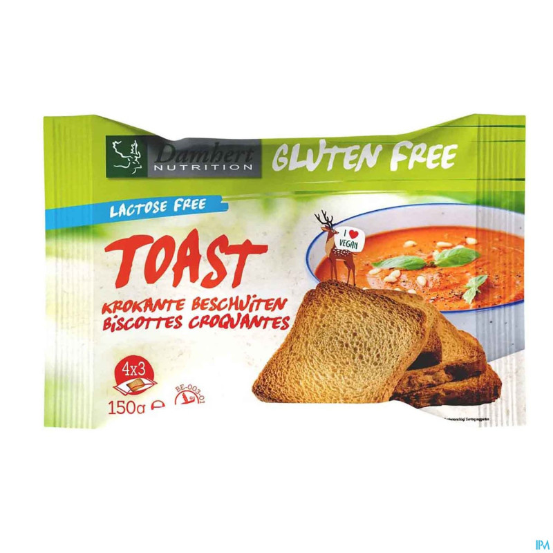 Damhert pain grille s/gluten   150g