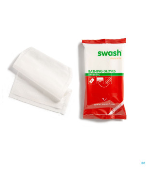 Swash bathing gloves antiseptic ff    pack 8