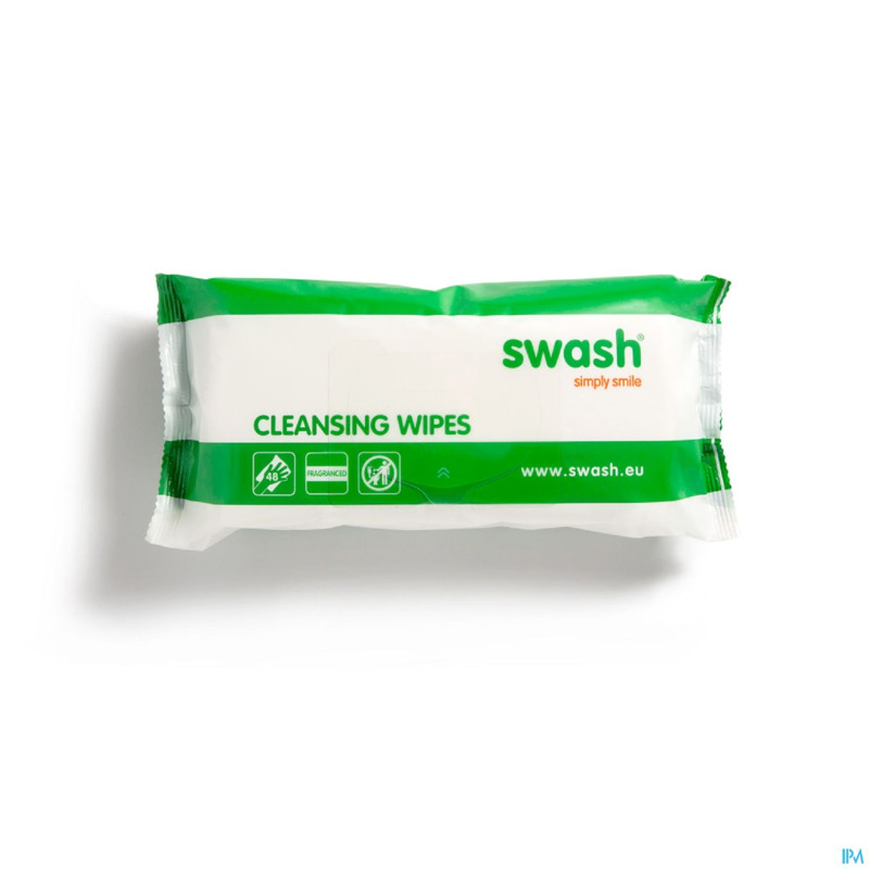 Swash cleansing wipes f  pack 48