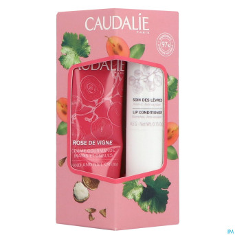 Caudalie duo liphand rose vigne    4,5g+30ml