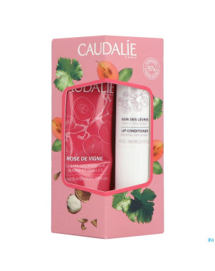 Caudalie duo liphand rose vigne    4,5g+30ml