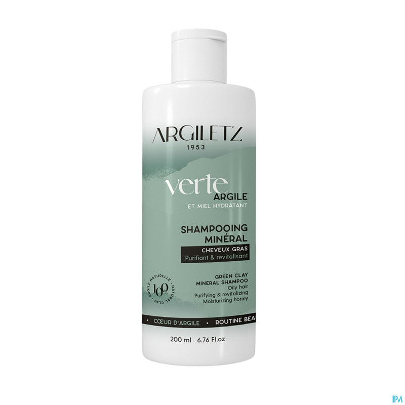 Argiletz shampoing chvx gras argile verte 200ml