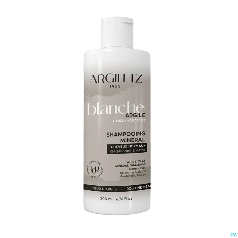 Argiletz shampoing chvx normaux argile blanc 200ml