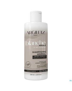 Argiletz shampoing chvx normaux argile blanc 200ml