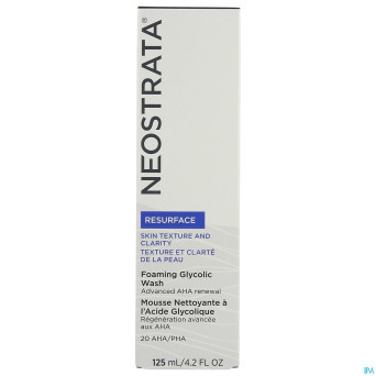 Neostrata mousse nettoyante acide glyco.  fl 125ml
