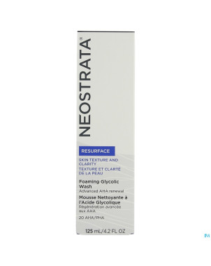 Neostrata mousse nettoyante acide glyco.  fl 125ml