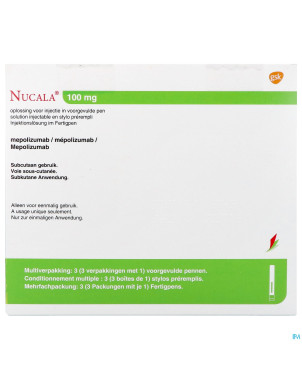 Nucala 100mg abacus sol inj stylo prerempli  3