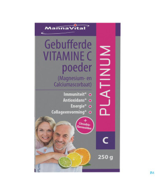 Mannavital poudre vitamine c tamponnee    250g