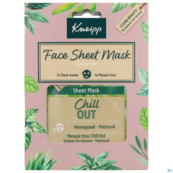 Kneipp coffret cadeau masques tissu 3