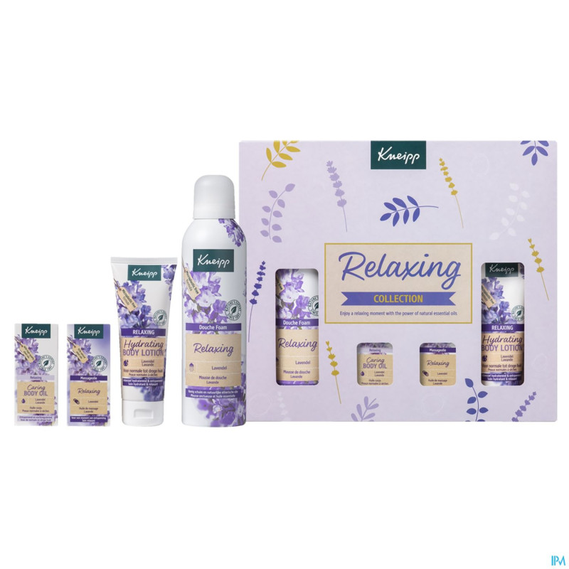 Kneipp coffret cocooning lavande   200ml+75ml+20ml