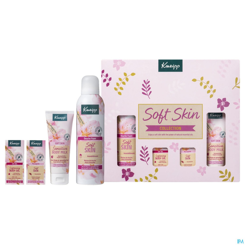 Kneipp coffret cocooning fl. amand.200ml+75ml+20ml