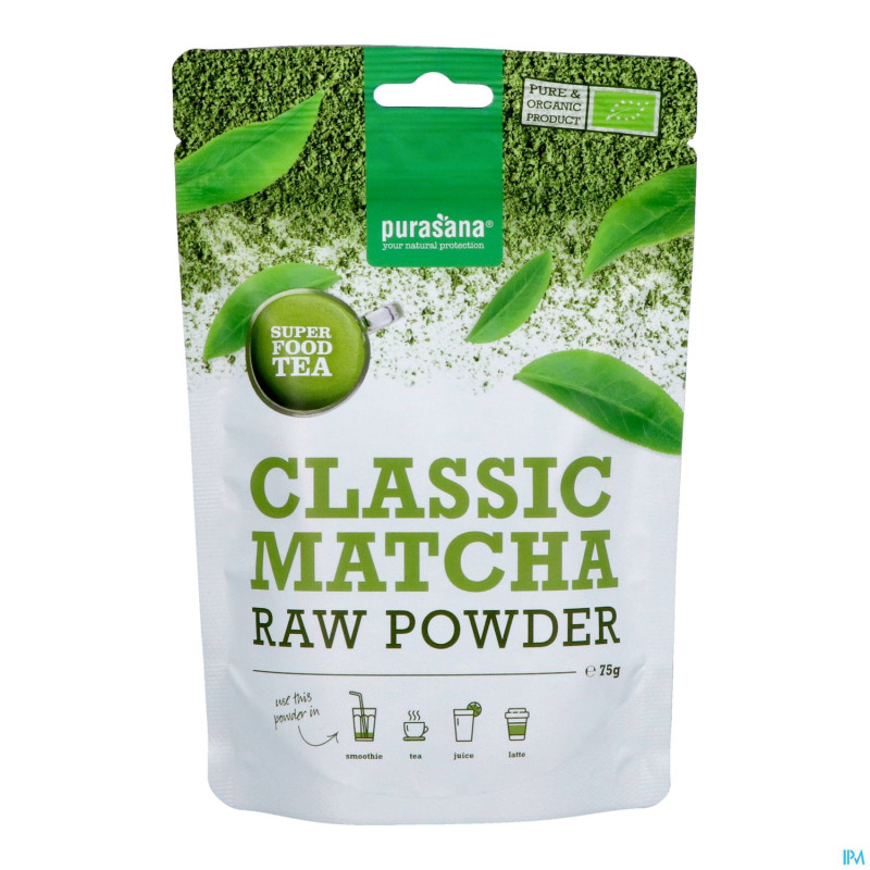 Purasana vegan matcha classic poudre    75g
