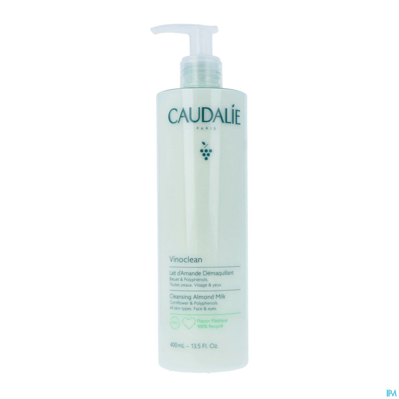 Caudalie vinoclean lait amande demaquillant 400ml