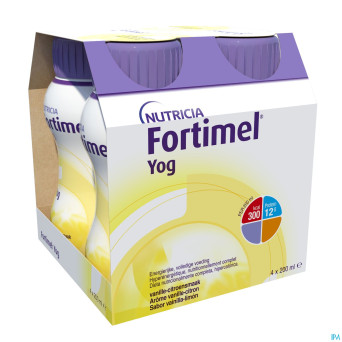 Fortimel yog arome vanille citron   4x200ml 156596