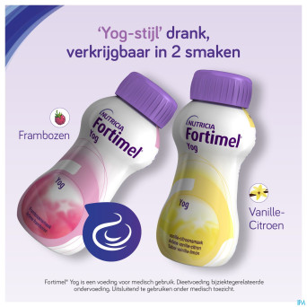 Fortimel yog arome vanille citron   4x200ml 156596