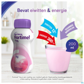 Fortimel yog arome vanille citron   4x200ml 156596