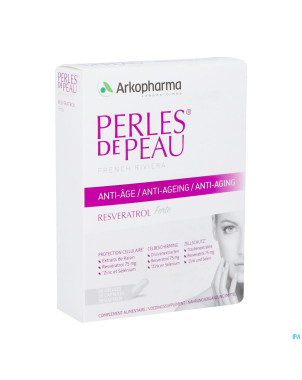Perles de peau a/age resveratrol    caps 30