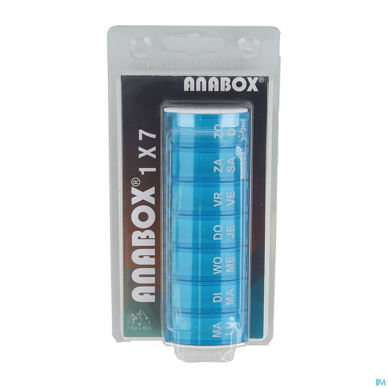 Anabox pilulier semaine bleu
