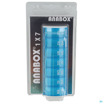 Anabox pilulier semaine bleu