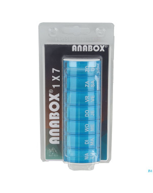 Anabox pilulier semaine bleu