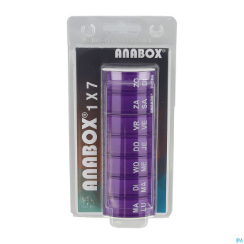 Anabox pilulier semaine pourpre