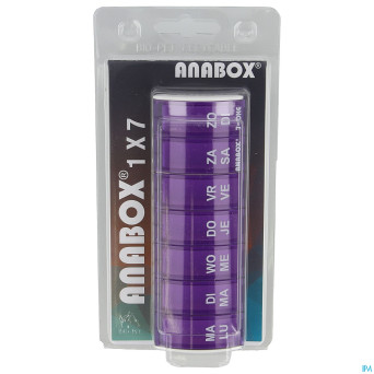 Anabox pilulier semaine pourpre