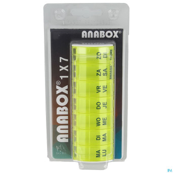 Anabox pilulier semaine jaune