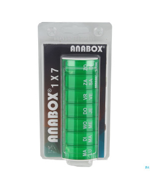 Anabox pilulier semaine vert