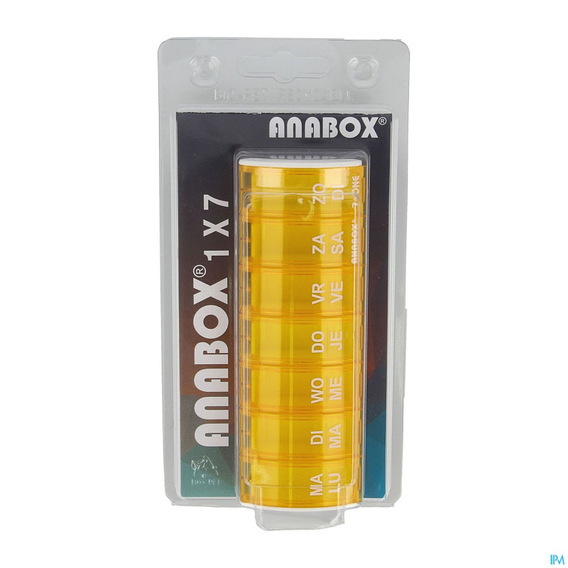 Anabox pilulier semaine orange